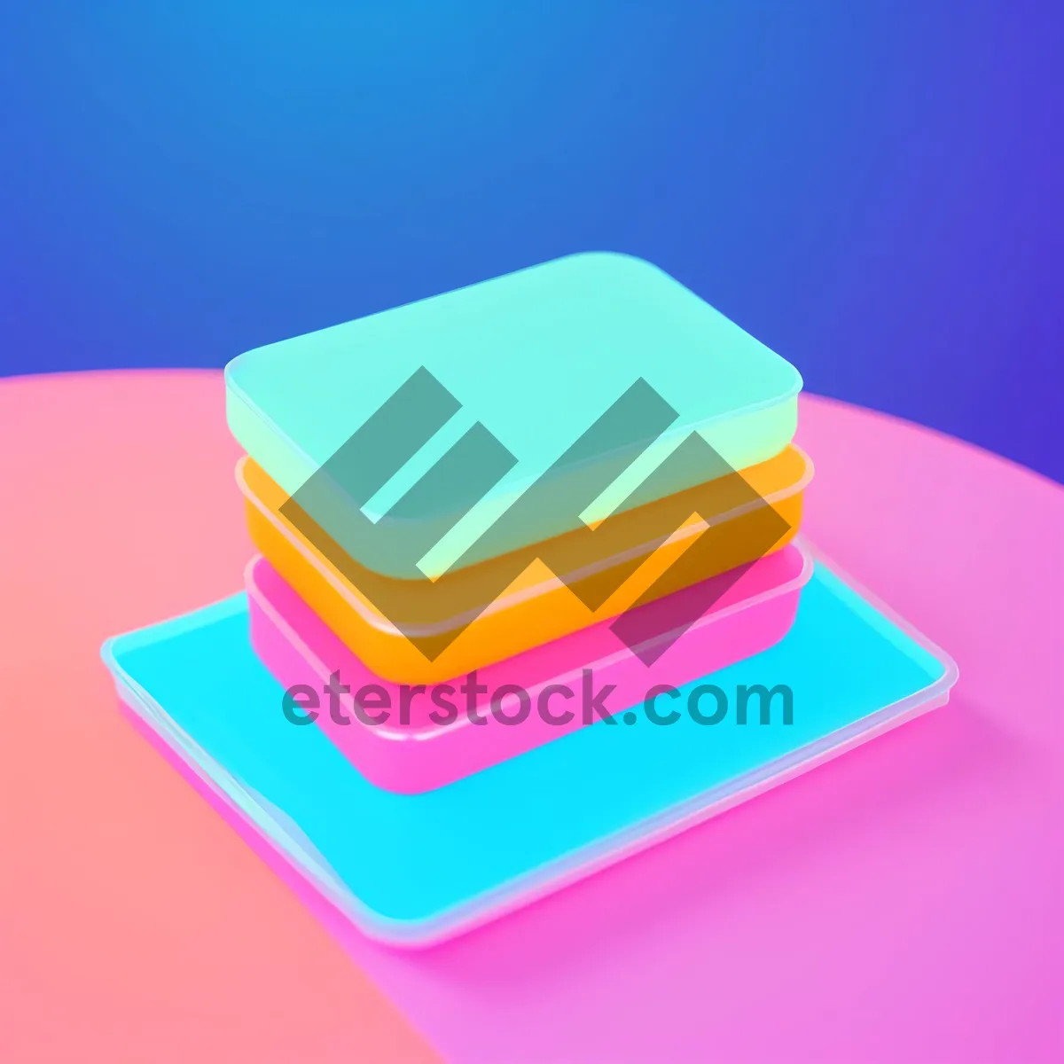 Picture of Web Archive 3D Icon Square Box Button