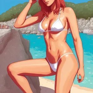 Summer Fun by the Sea: Fashionable Beach Posing