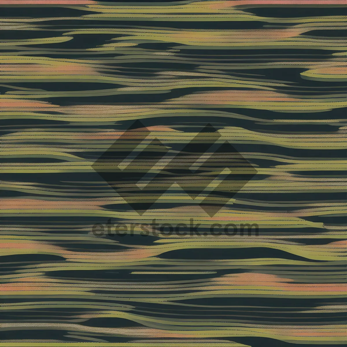 Picture of Oceanic Wave Patterns amidst Aquatic Plants and Water Snakes.