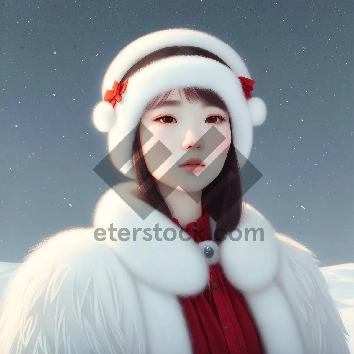 Picture of Doll Hat: Cute Winter Joy - Happy Child