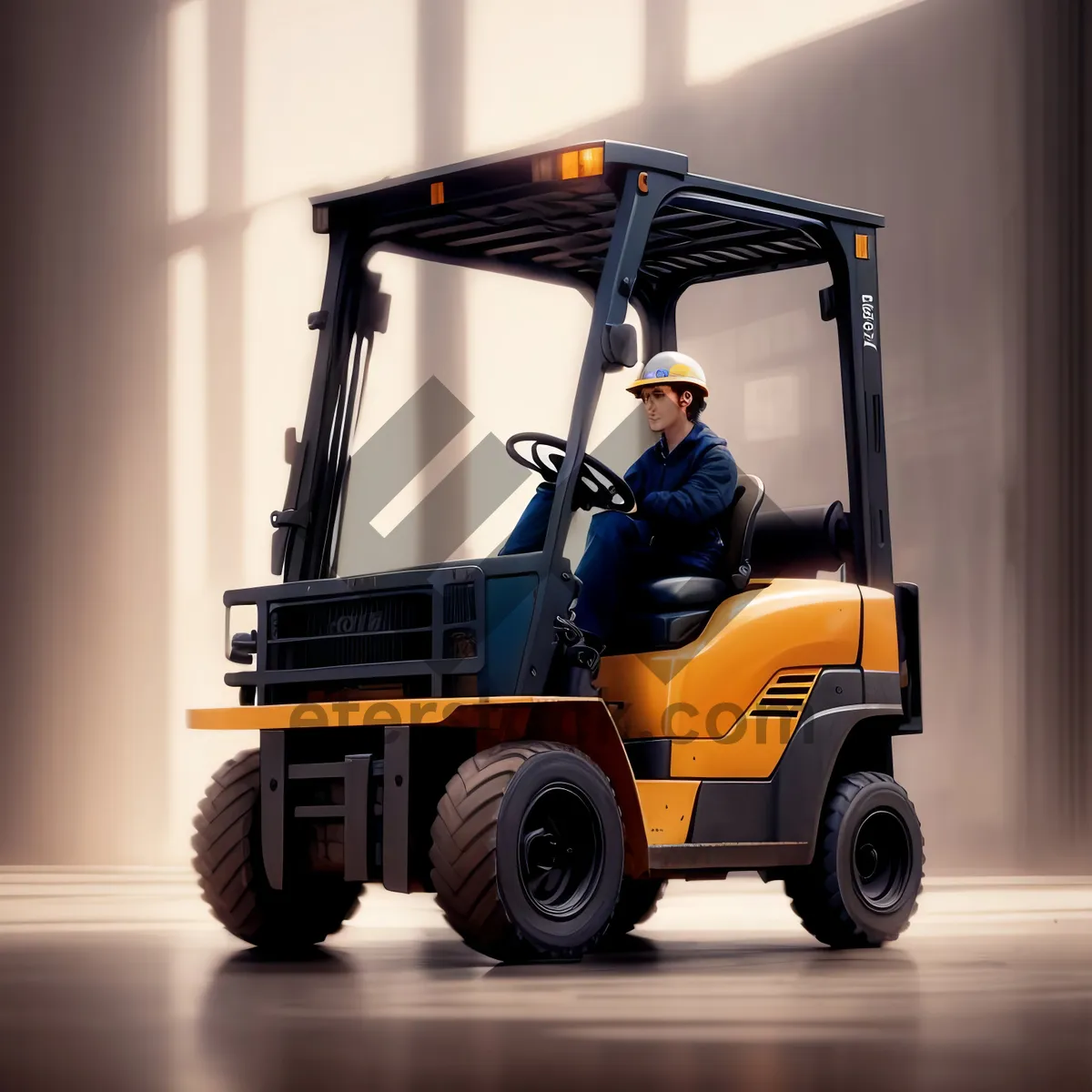 Picture of Heavy-duty Forklift Truck in Industrial Setting