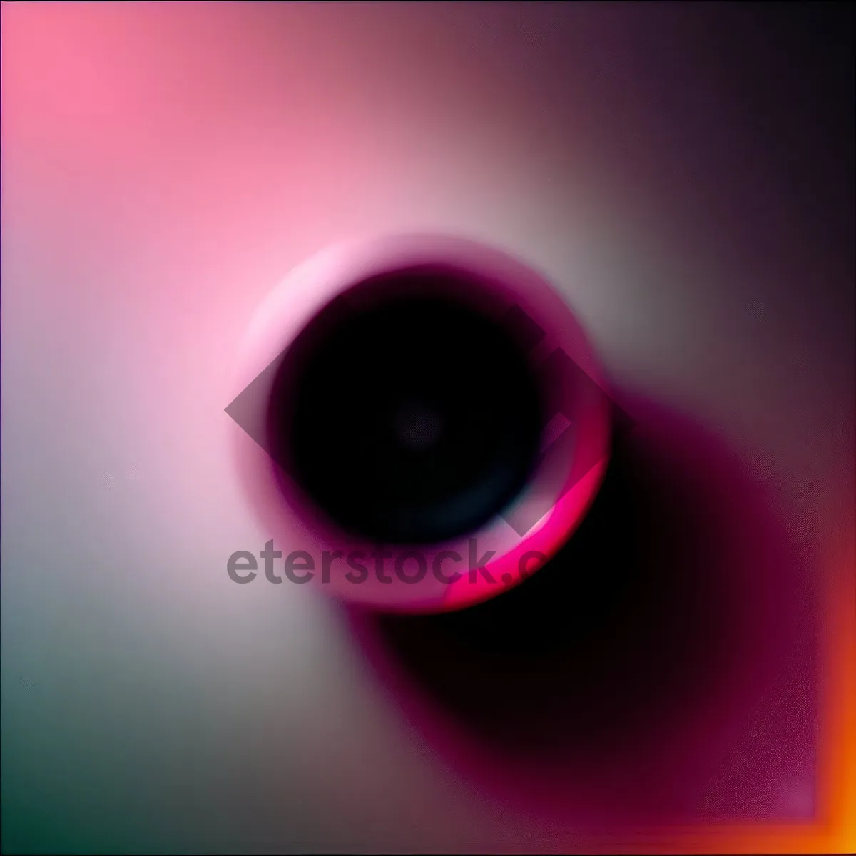 Picture of Colorful Fractal Light: 3D Laser Circle Design