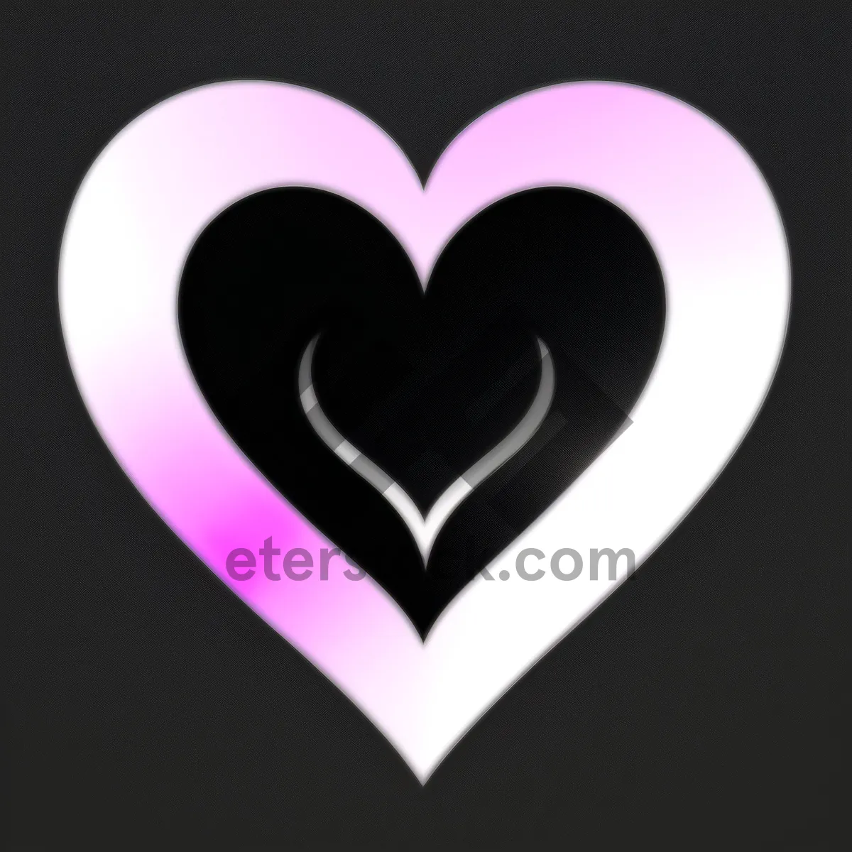 Picture of Romantic Valentine's Day Love Hearts Icon