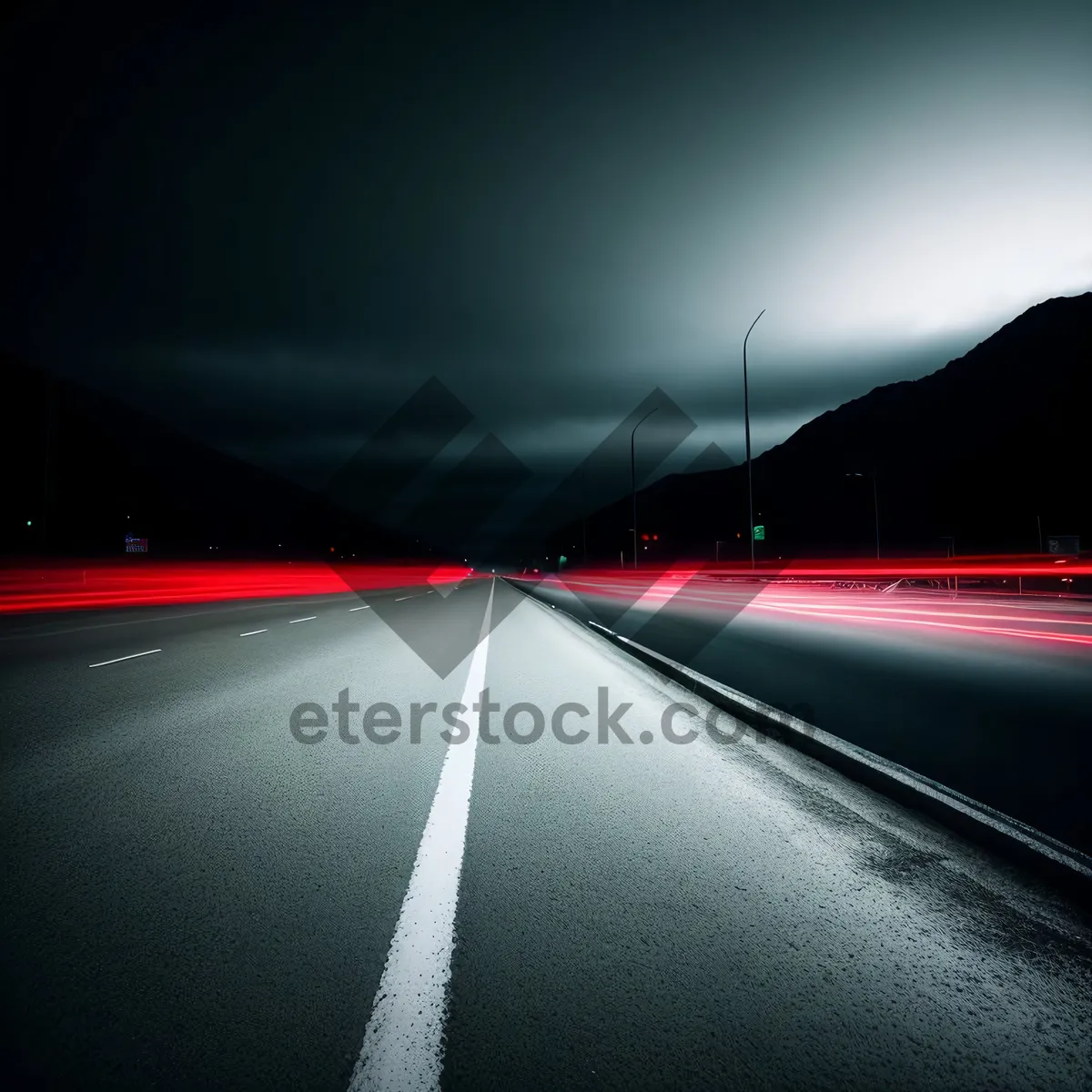 Picture of Speeding through the Open Road