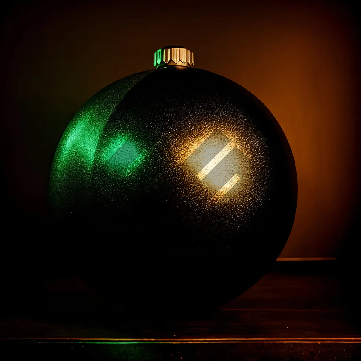 Picture of Festive Glass Winter Ball Ornament