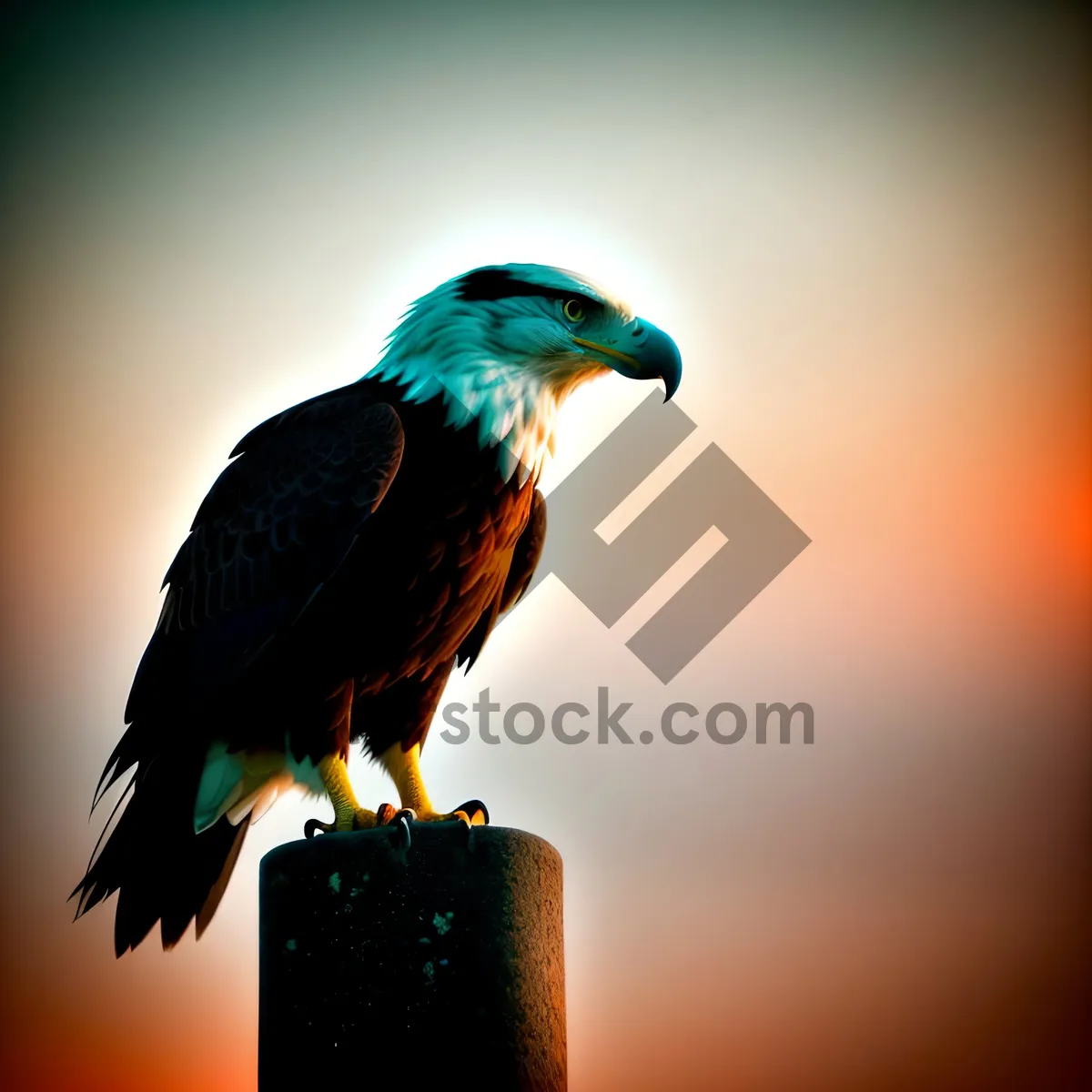 Picture of Vibrant Feathered Parrot Portrait