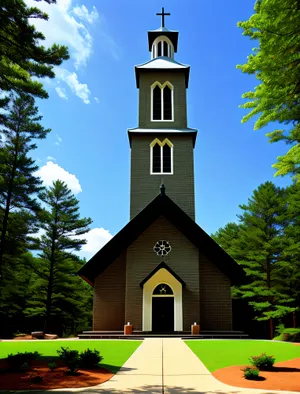 Historic Church Bell Tower in Cathedral City.