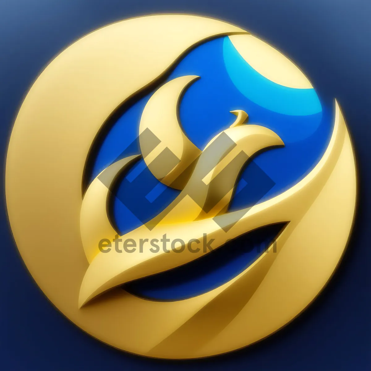 Picture of Shiny glass sphere icon design element