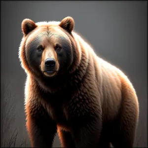 Majestic-Brown-Bear-in-the-Wildlife