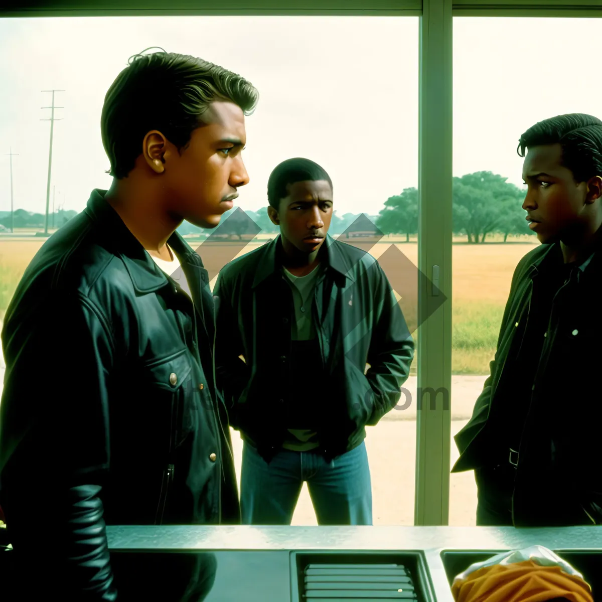 Picture of Oriental Business Team Smiling in Office Meeting