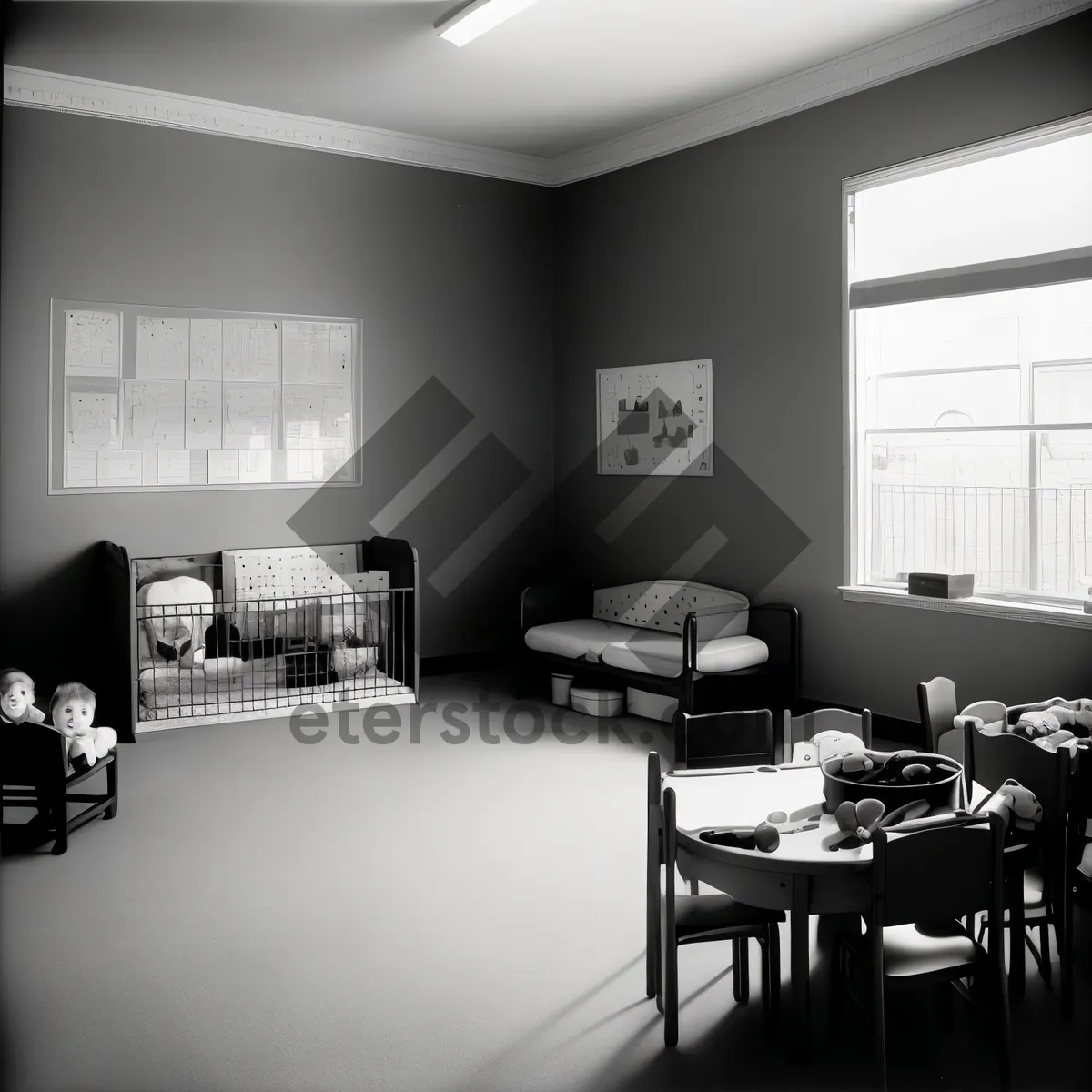 Picture of Modern Home Interior with Stylish Furniture.