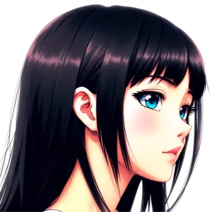 Stylish Fashion Portrait: Pretty Lady with Attractive Makeup