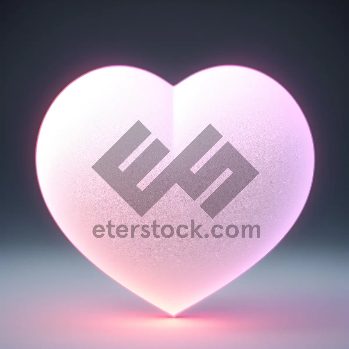 Picture of Shiny Heart Icon Set: Colorful Love Graphics