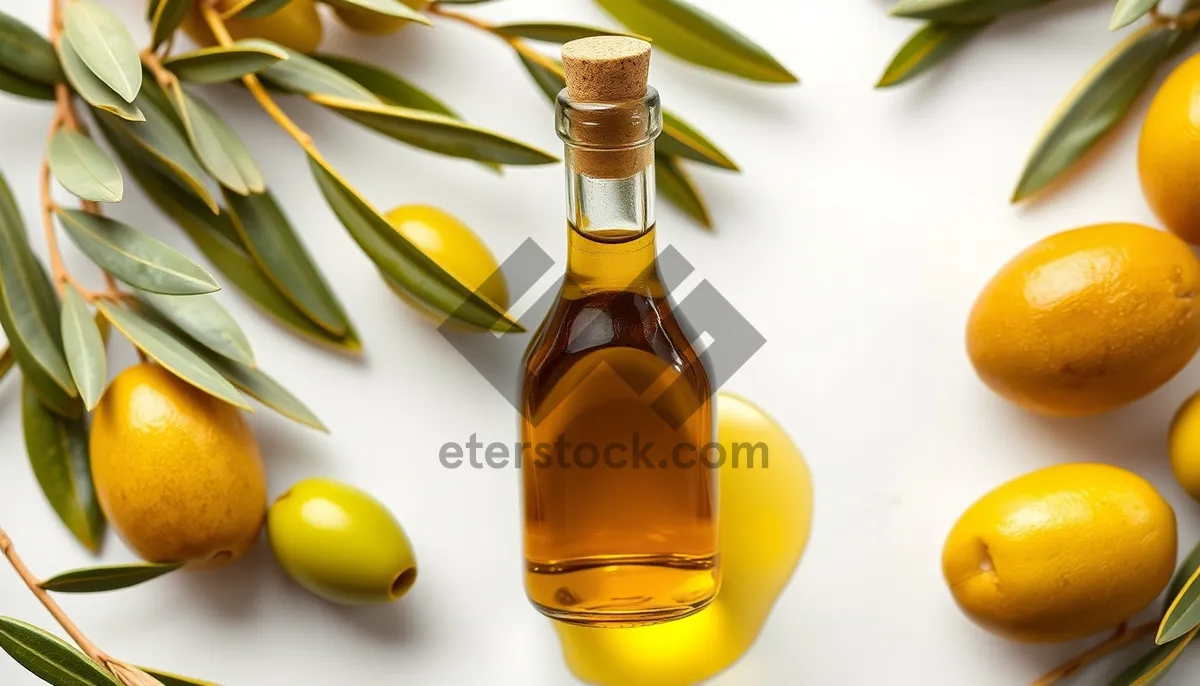 Picture of Glass Wine Bottle with Drink Label Close-Up.