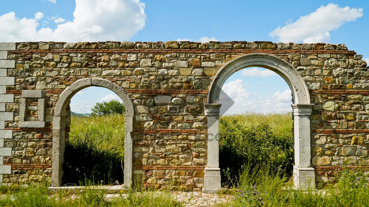 Picture of Ghost village of old Aquilonia or Carbonara