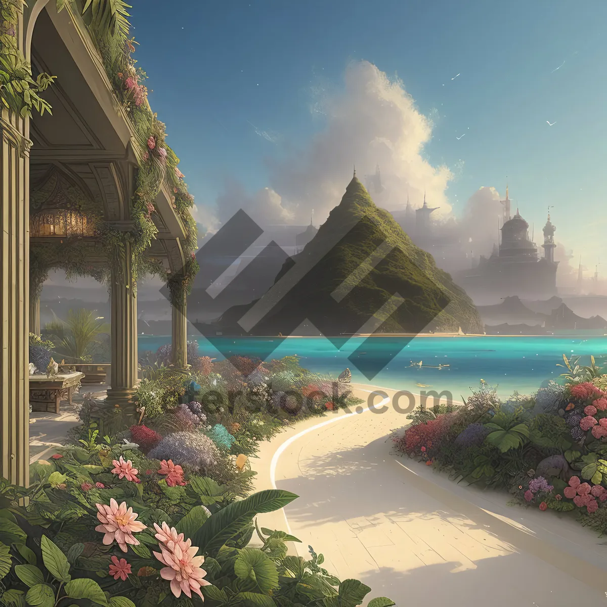 Picture of Tranquil Beach Resort Escape: Sun, Sand, and Sea