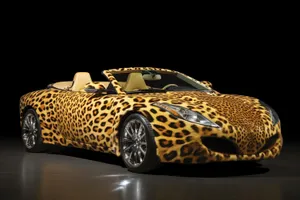 Luxury Leopard Sports Car with Powerful Engine