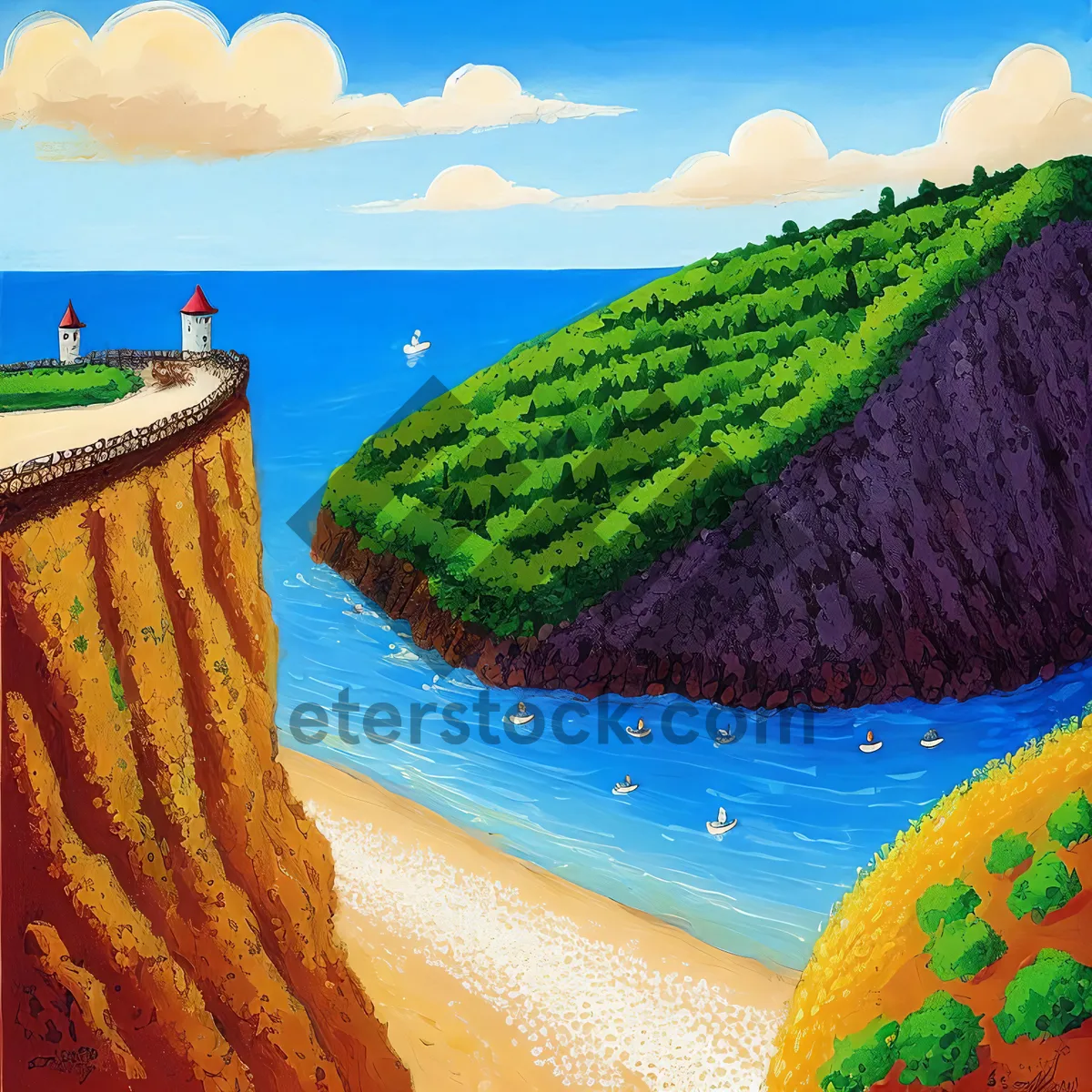 Picture of Serene Coastal Escape: A Paradise of Sun, Sand, and Sea