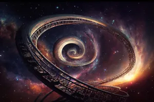 Digital Motion Design: Circular Coil Structure Art