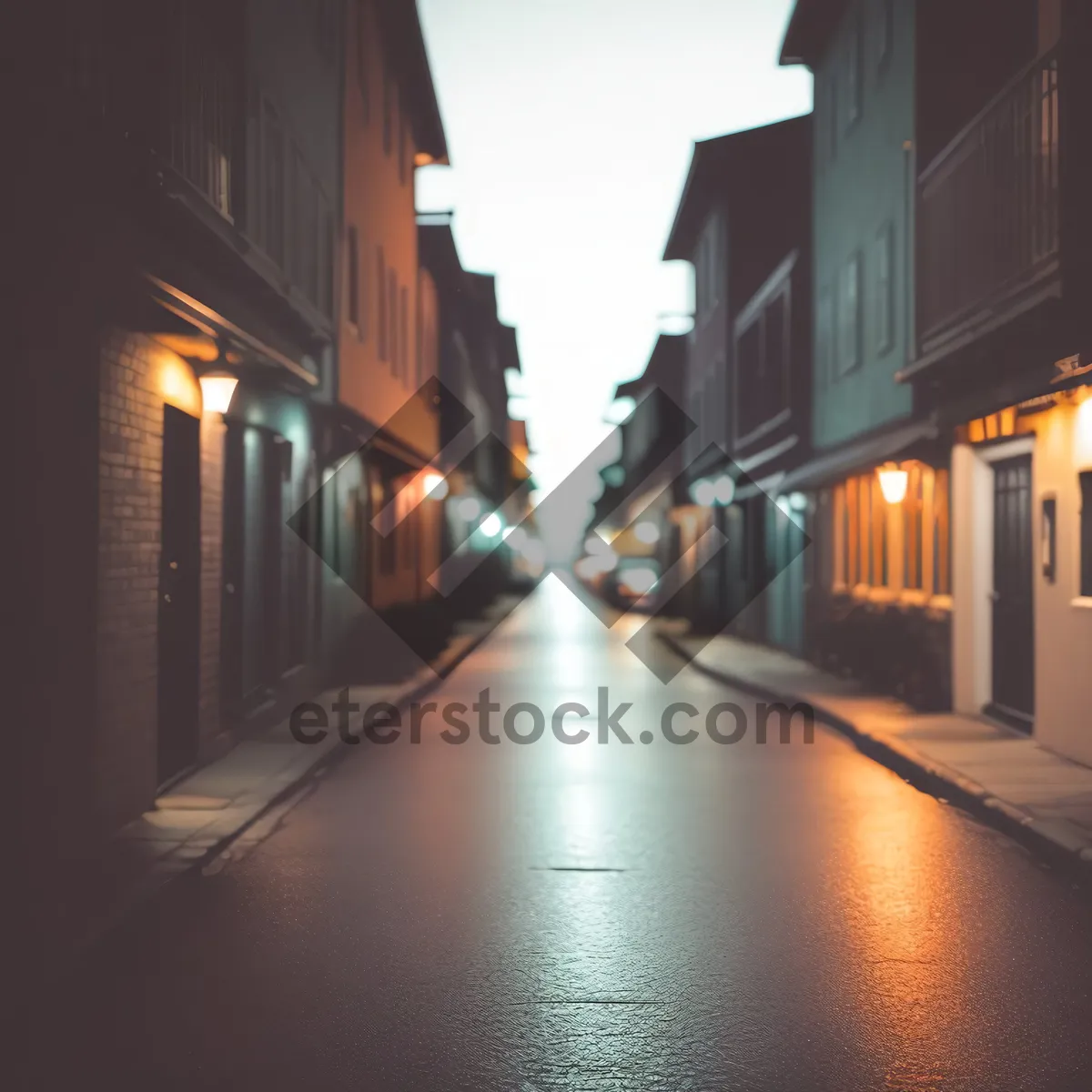 Picture of Majestic Urban Corridor: Old City Building on City Avenue