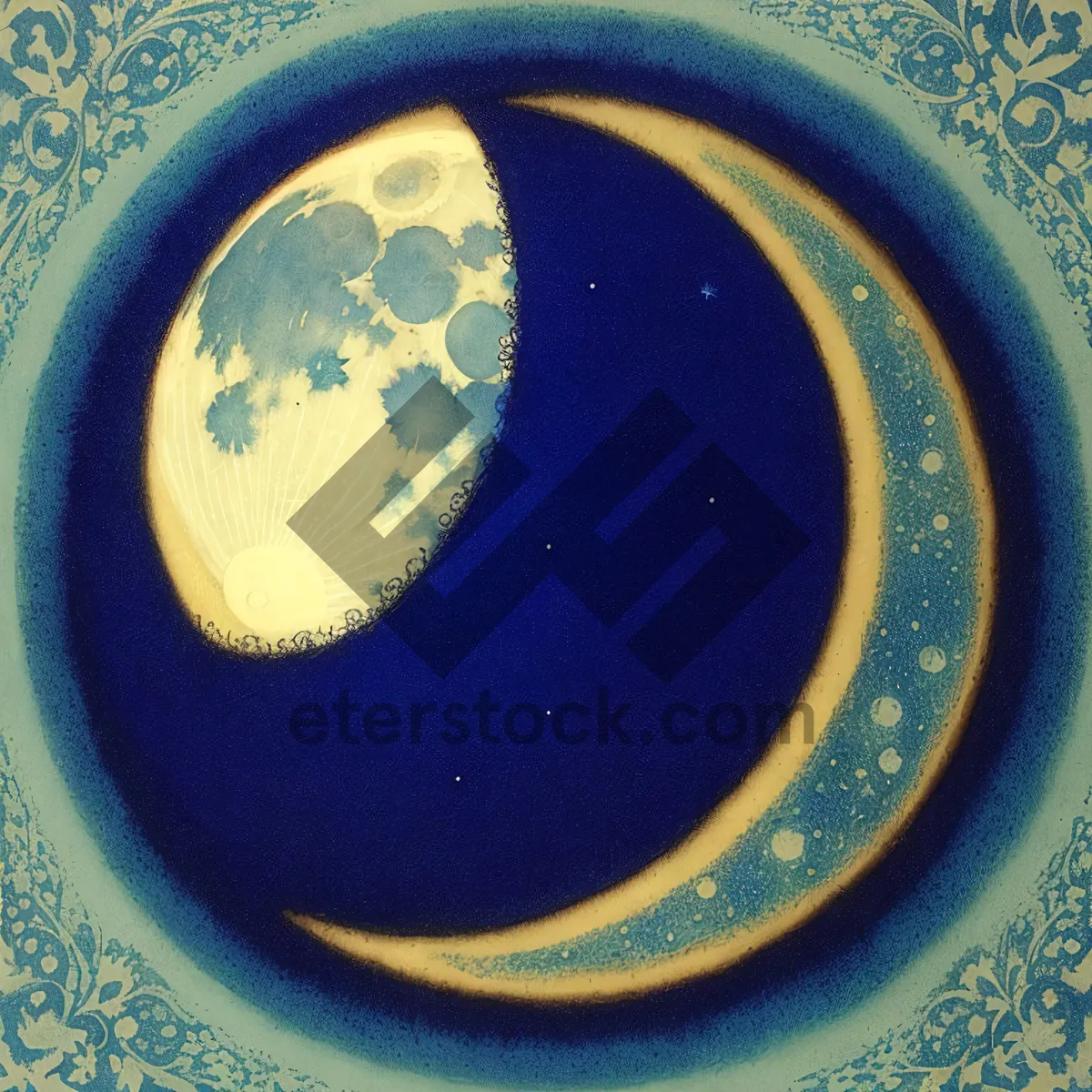 Picture of China planet soup bowl - porcelain globe dish