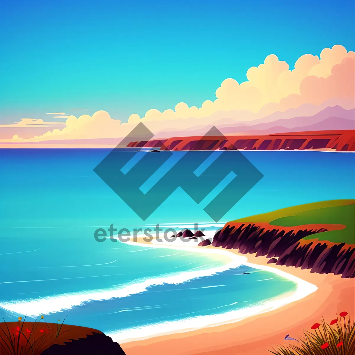 Picture of Sunset Beach: A Tropical Oasis with Crystal Clear Waters