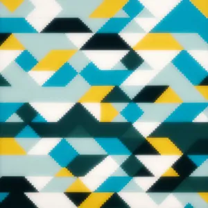 Modern geometric checkered tile pattern in colorful hues