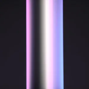 Colorful Glow Tube: Modern Abstract Rainbow Wallpaper