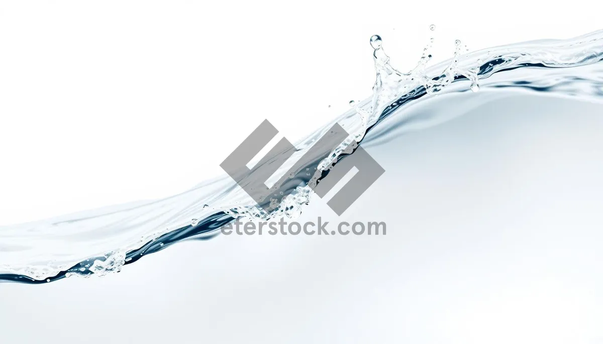 Picture of Abstract Water Wave Graphic Design Art