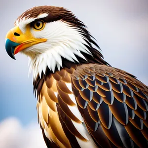 Bald Eagle Eye: Majestic Predator with Piercing Gaze