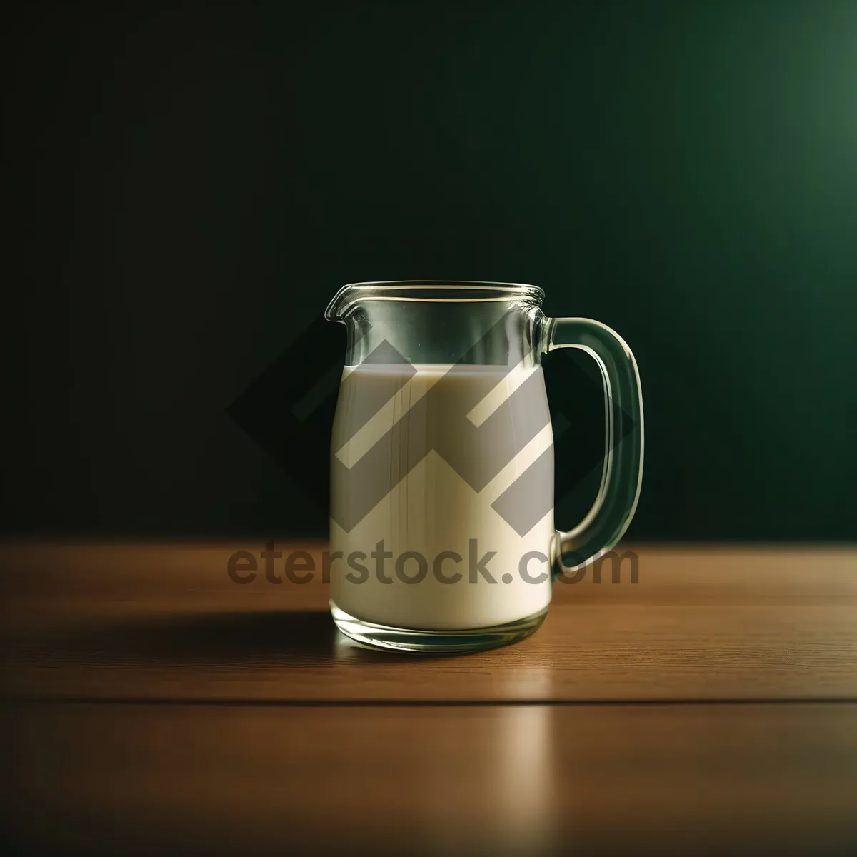 Picture of Hot Coffee in Ceramic Mug with Saucer