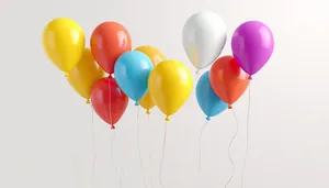 Colorful Birthday Party Balloons