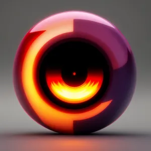 Laser Blaze - Orange Plasma Circle Icon