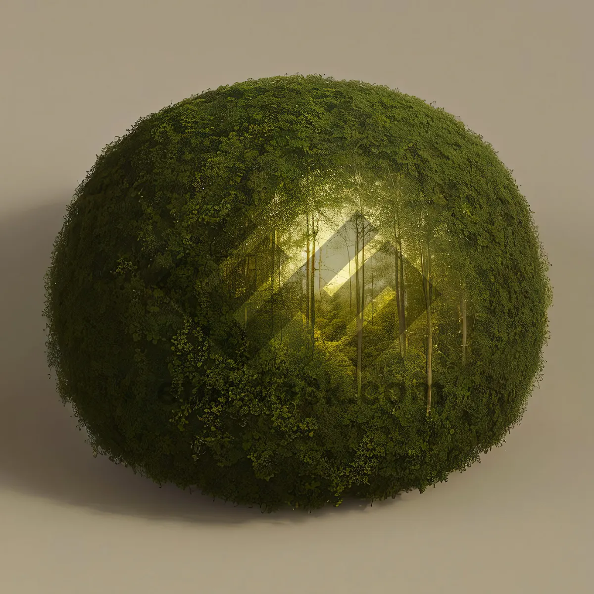 Picture of Fresh and Healthy Tropical Avocado Fruit on Croquet Ball