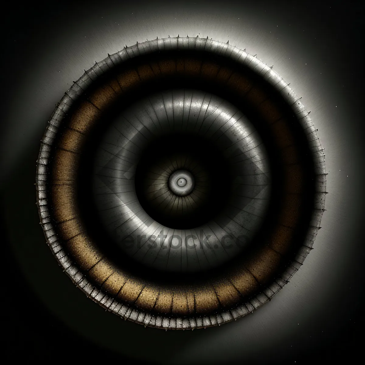 Picture of Spiral Illumination: Eyebrow Coil in Graphic Circles