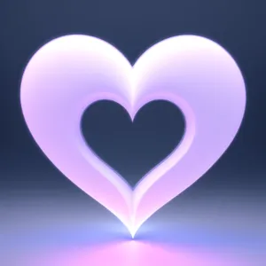 Heart of Love: Romantic Gem Icon Symbol