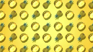 Spinning Pineapples Pattern Background