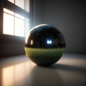 Globular Planet Lamp - Illuminating Earth in 3D