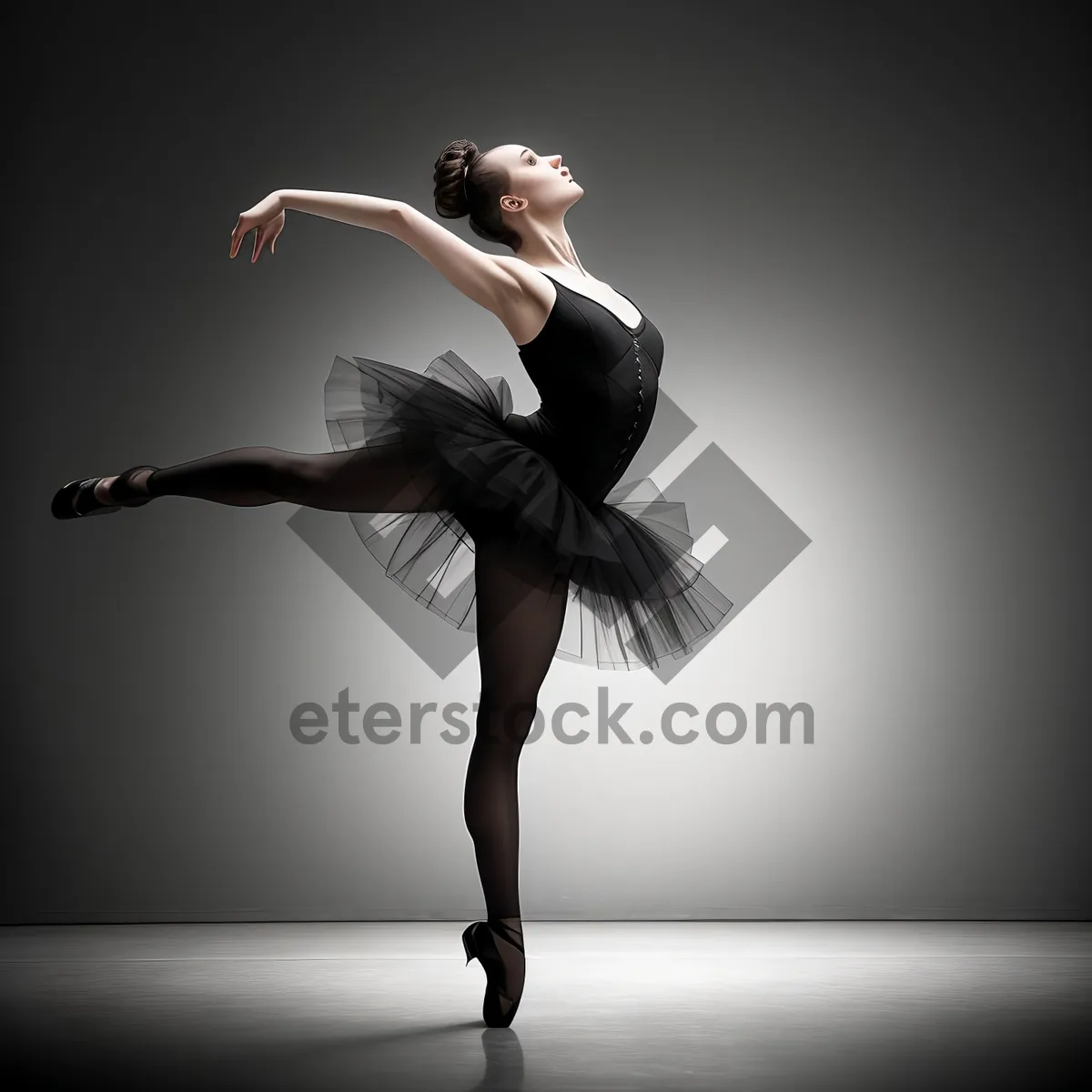 Picture of Graceful Ballerina in Motion: Elegance and Flexibility