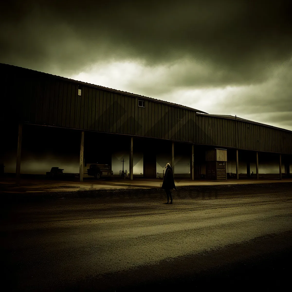 Picture of Urban Warehouse with Architectural Gymnasium Building