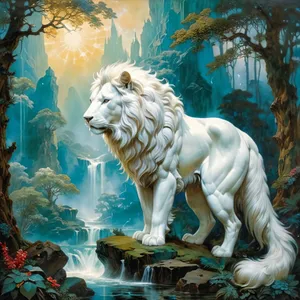 Wild Safari Cat Predator - Feline Mammal on the Prowl