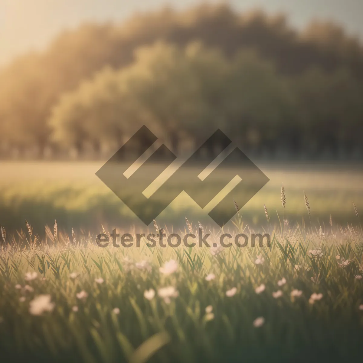 Picture of Rural Wheat Field Under Summer Sky