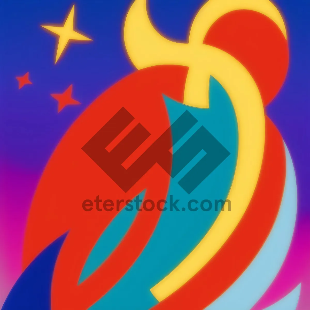 Picture of Symbolic Flag Icon Design