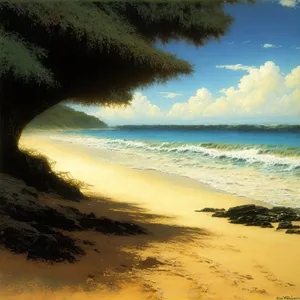 Coastal Escape: Serene Sands and Turquoise Waters