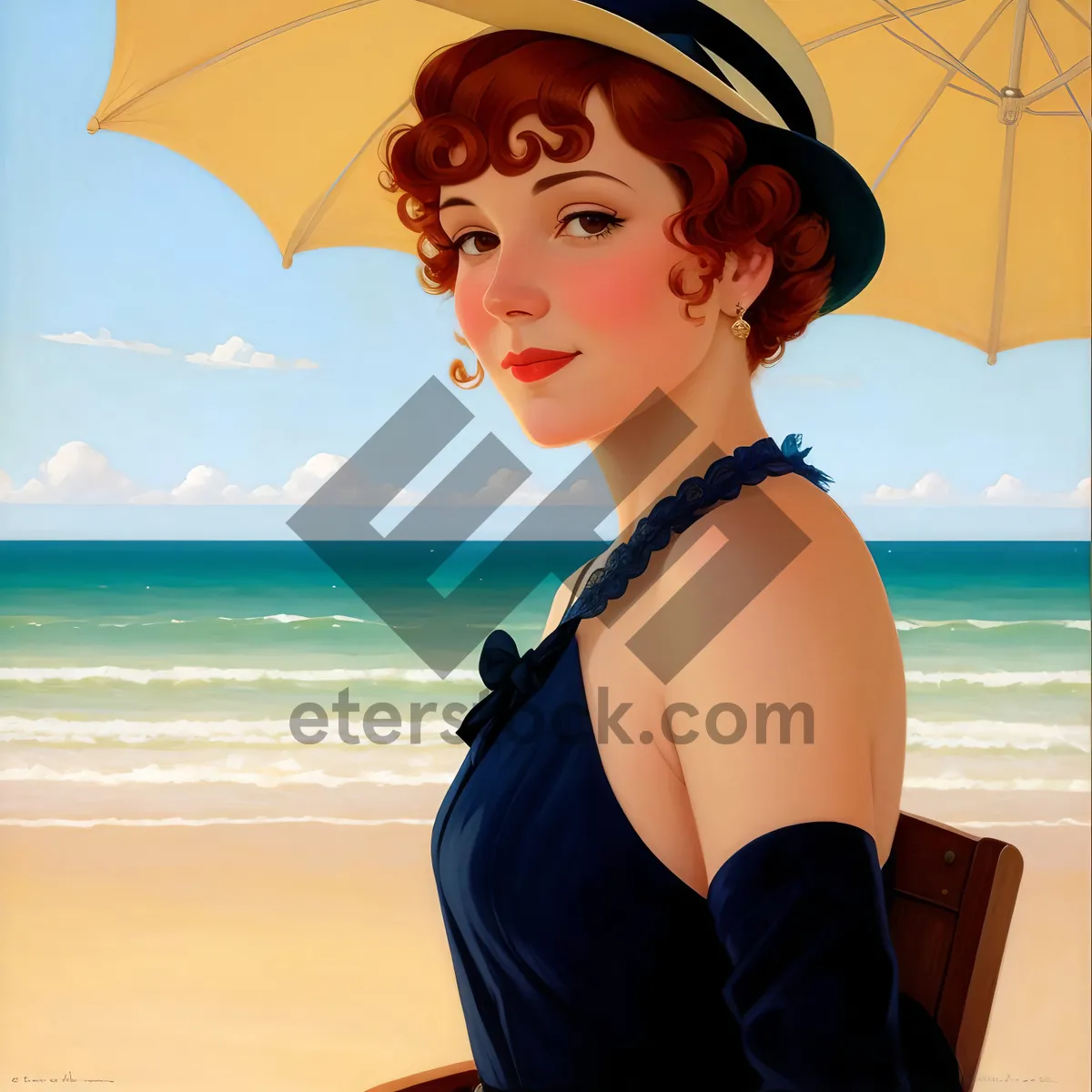 Picture of Summer Beach Bikini Beauty: Stunning Seduction by the Sea