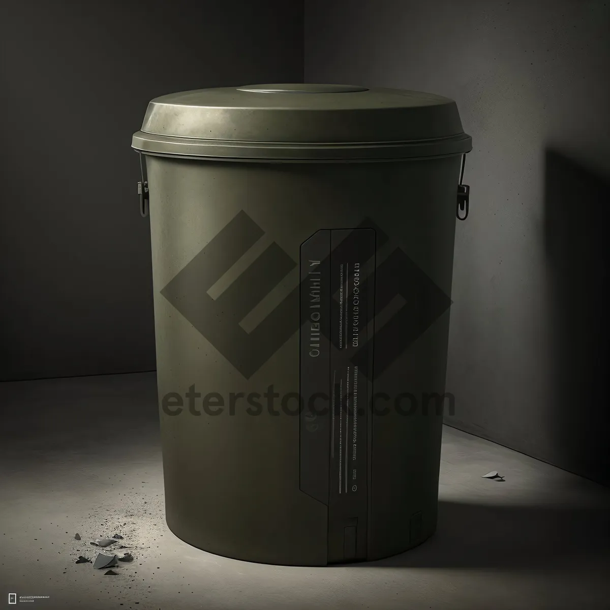 Picture of Metal Garbage Bin for Discarded Drinks