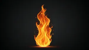 Fiery Blaze Art Design Light Motion Wallpaper