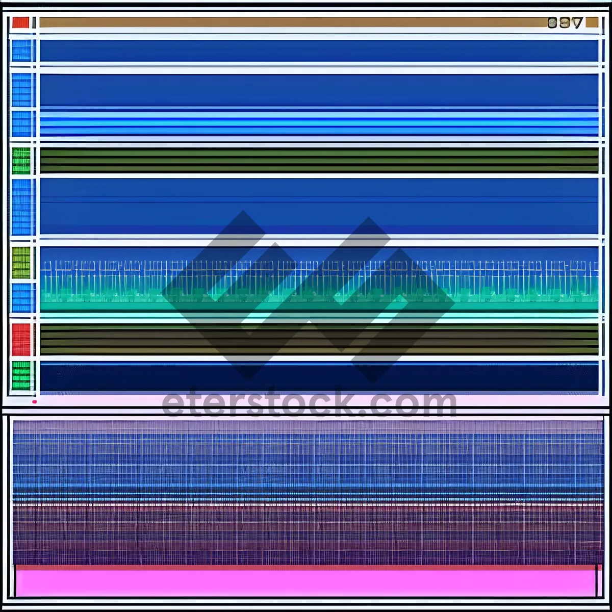 Picture of Futuristic Solar Pattern: Modern Electric Device with Light