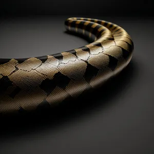 Night Serpent's Gaze: Enigmatic Eye of a Wild Reptile