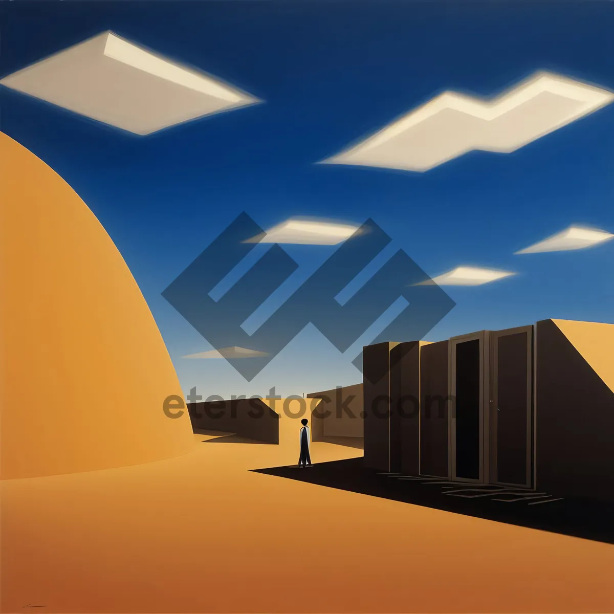 Picture of Sky Sign Design in the Clouds